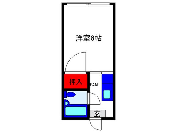 宮山ハイツの物件間取画像